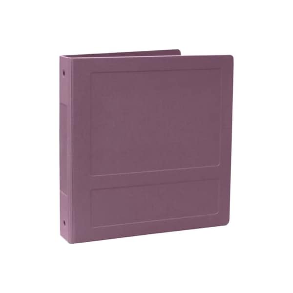 Omnimed 2" Molded Ring Binder, 3-Ring, Side Open, Holds 375 Sheets, Lilac